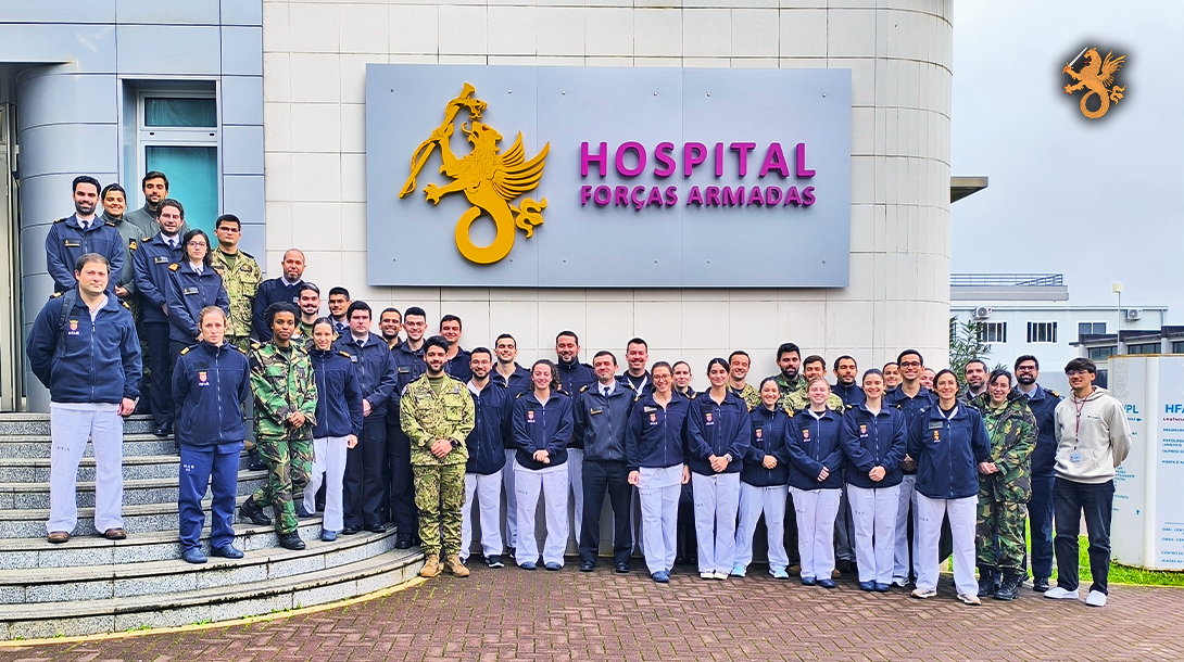 Médicos militares do Serviço de Urgências presentes no HFAR-PL