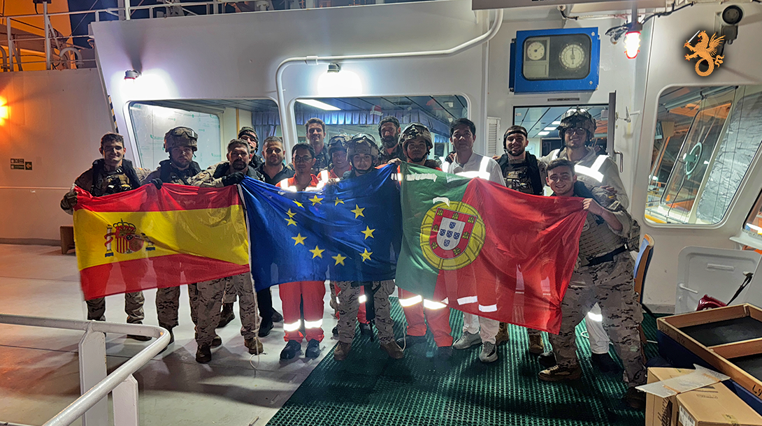 Operação Atalanta realiza ação de resposta a un incidente de pirataria